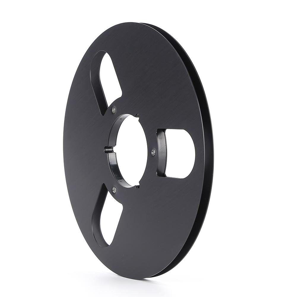 Carrete de cinta vacía de 2 piezas 1/4 10 pulgadas universal para Studer ReVox/TEAC/BASF (3 agujeros negros)