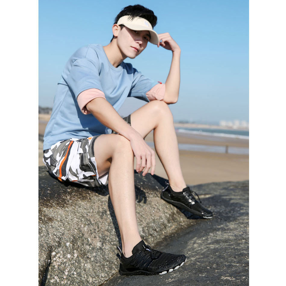 thumbnail image 3 of Zapatos de agua de playa unisex, zapatos descalzos de agua de goma suave para bucear al aire libre, 3 of 9