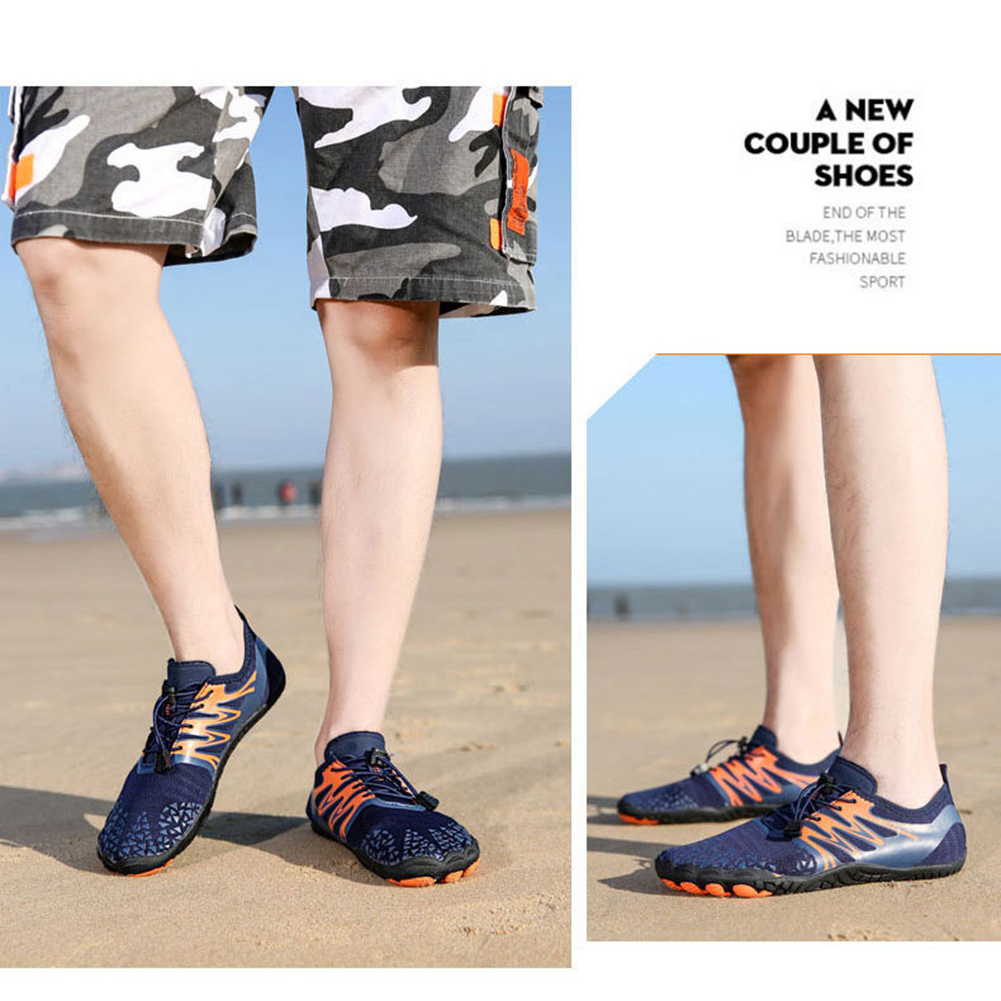 thumbnail image 3 of Zapatos de agua de playa unisex, zapatos descalzos de agua de goma suave para bucear al aire libre, 3 of 9