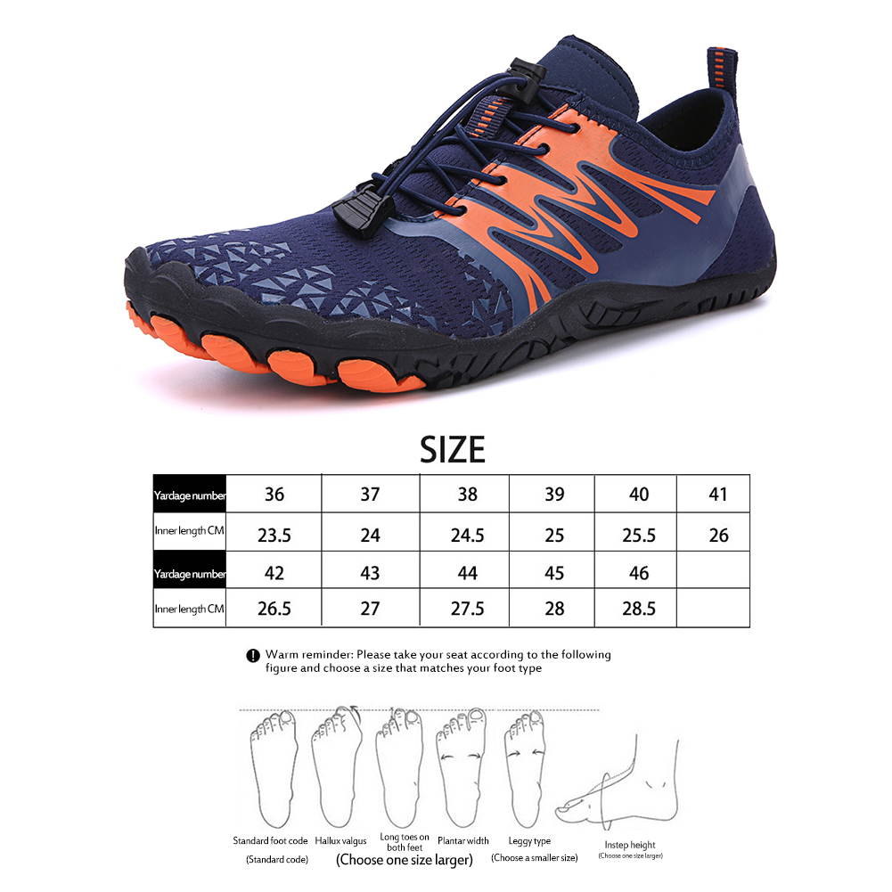 thumbnail image 2 of Zapatos de agua de playa unisex, zapatos descalzos de agua de goma suave para bucear al aire libre, 2 of 9