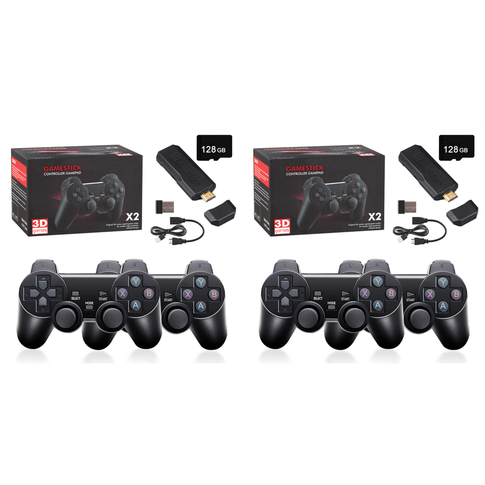 thumbnail image 3 of Juego de controlador 4K Mango de juego retro para el hogar para niños Regalo para niños (128G), 3 of 9