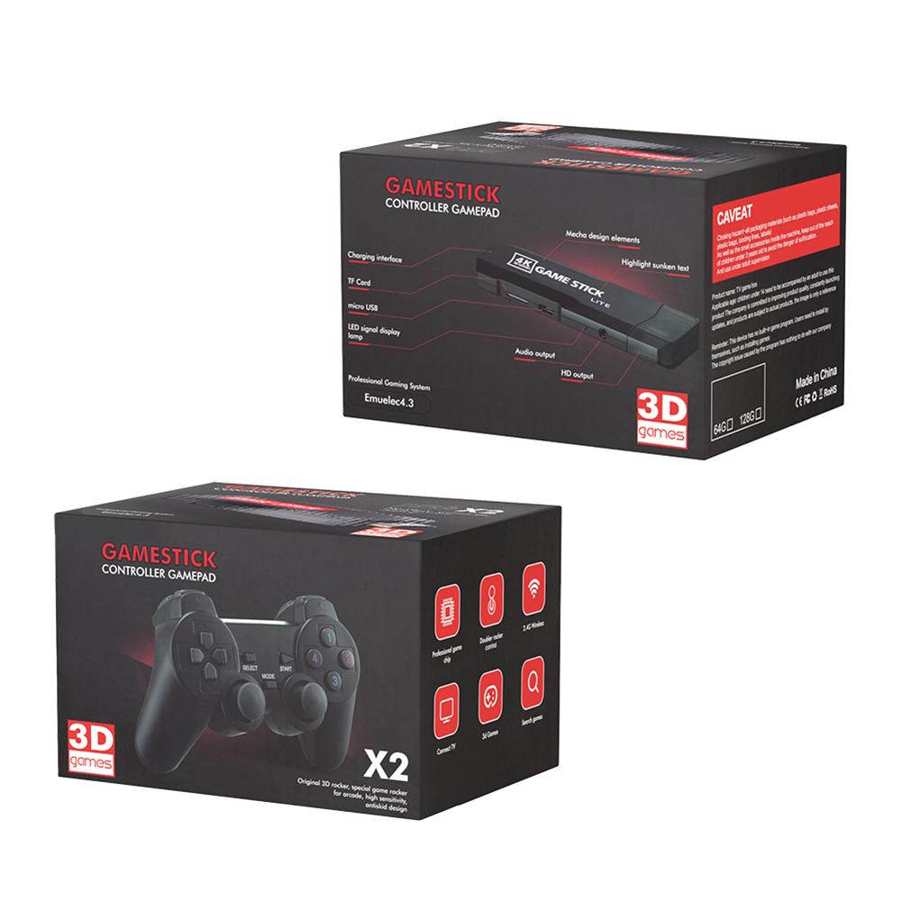 thumbnail image 2 of Juego de controlador 4K Mango de juego retro para el hogar para niños Regalo para niños (128G), 2 of 9