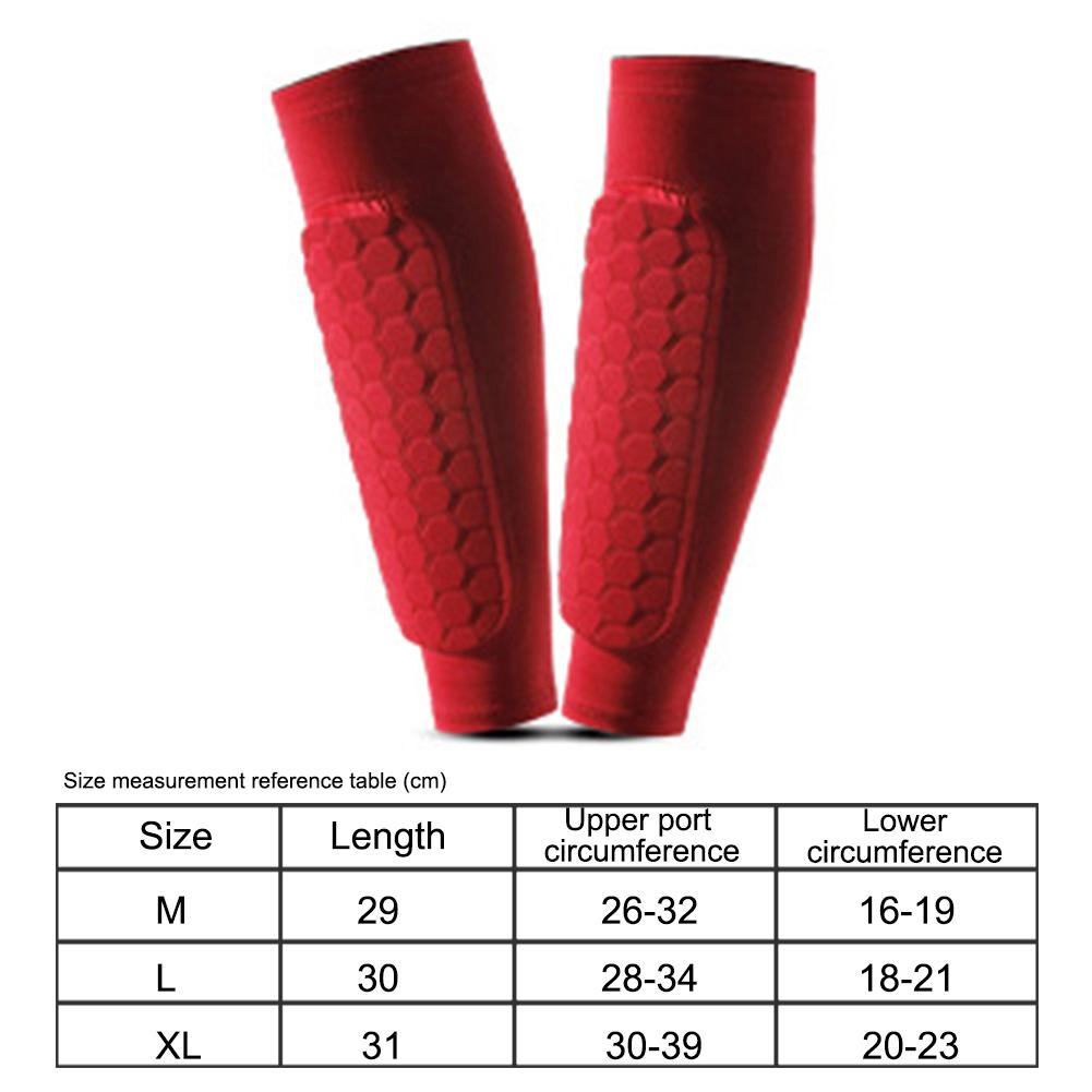 thumbnail image 2 of Protectores de panal para la parte inferior de la pierna Accesorios de entrenamiento anticolisión (M) Rojo 1pc, 2 of 5