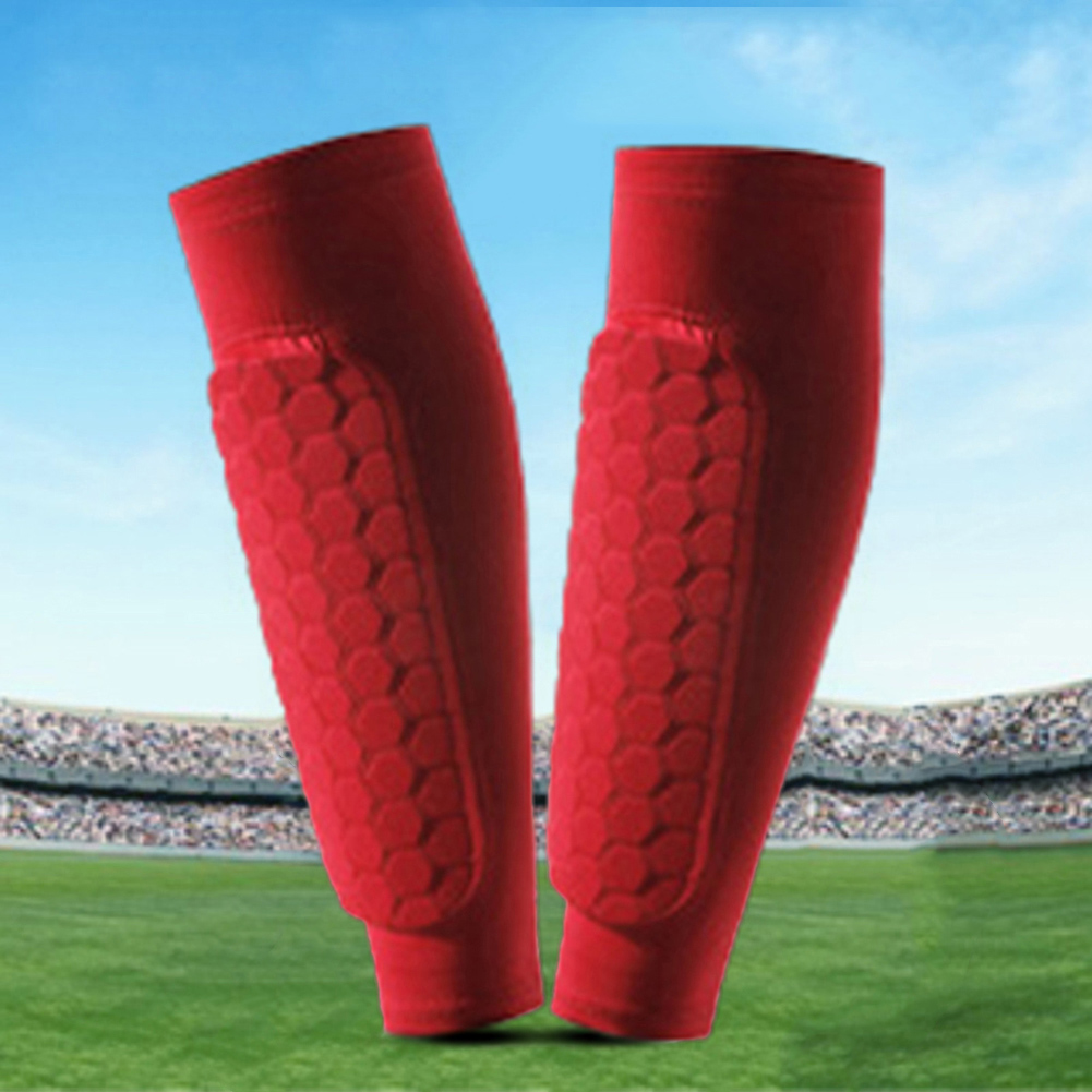 thumbnail image 4 of Protectores de panal para la parte inferior de la pierna Accesorios de entrenamiento anticolisión (M) Rojo 1pc, 4 of 5