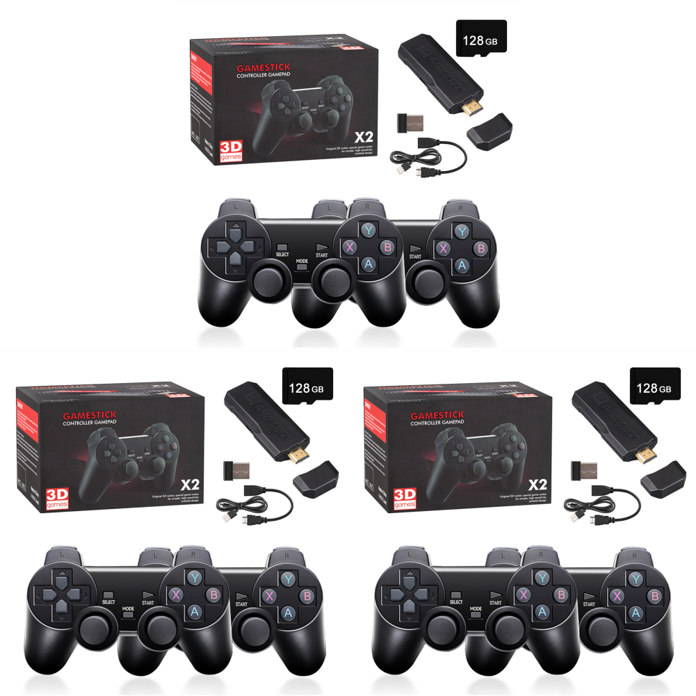 thumbnail image 3 of Juego de controlador 4K Mango de juego retro para el hogar para niños Regalo para niños (128G), 3 of 9