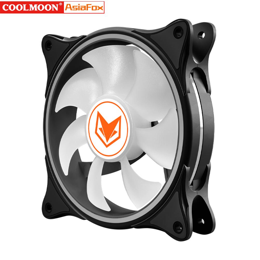 thumbnail image 5 of Refrigeración por agua 12V 4 pines PWM 5V 3 pines ARGB Aura Sync ventilador con caja para PC (negro), 5 of 9
