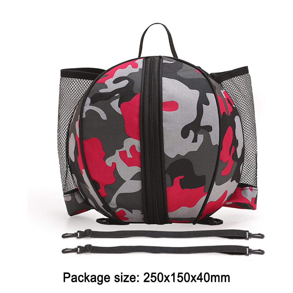 thumbnail image 2 of Bolsa de almacenamiento de voleibol de forma redonda Oxford elástico lavable para deportes al aire libre, 2 of 9