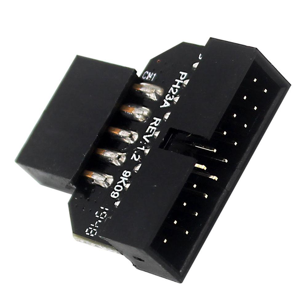 thumbnail image 1 of Adaptador de 9 pines Puerto de enchufe Convertidor Placa base Accesorios del chasis (PH23A), 1 of 6