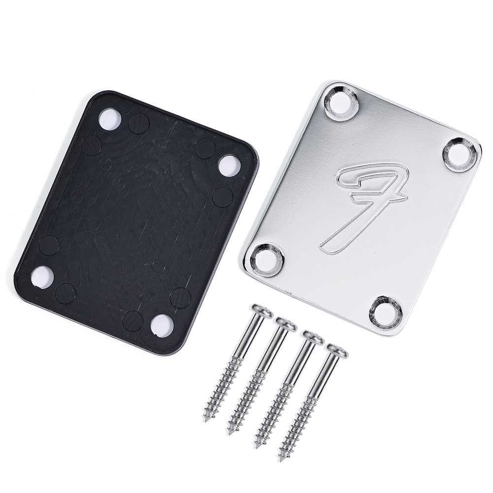 thumbnail image 1 of Tornillos de montaje para mástil de guitarra Ehuebsd placa eléctrica con placa plateada 2 uds, 1 of 6