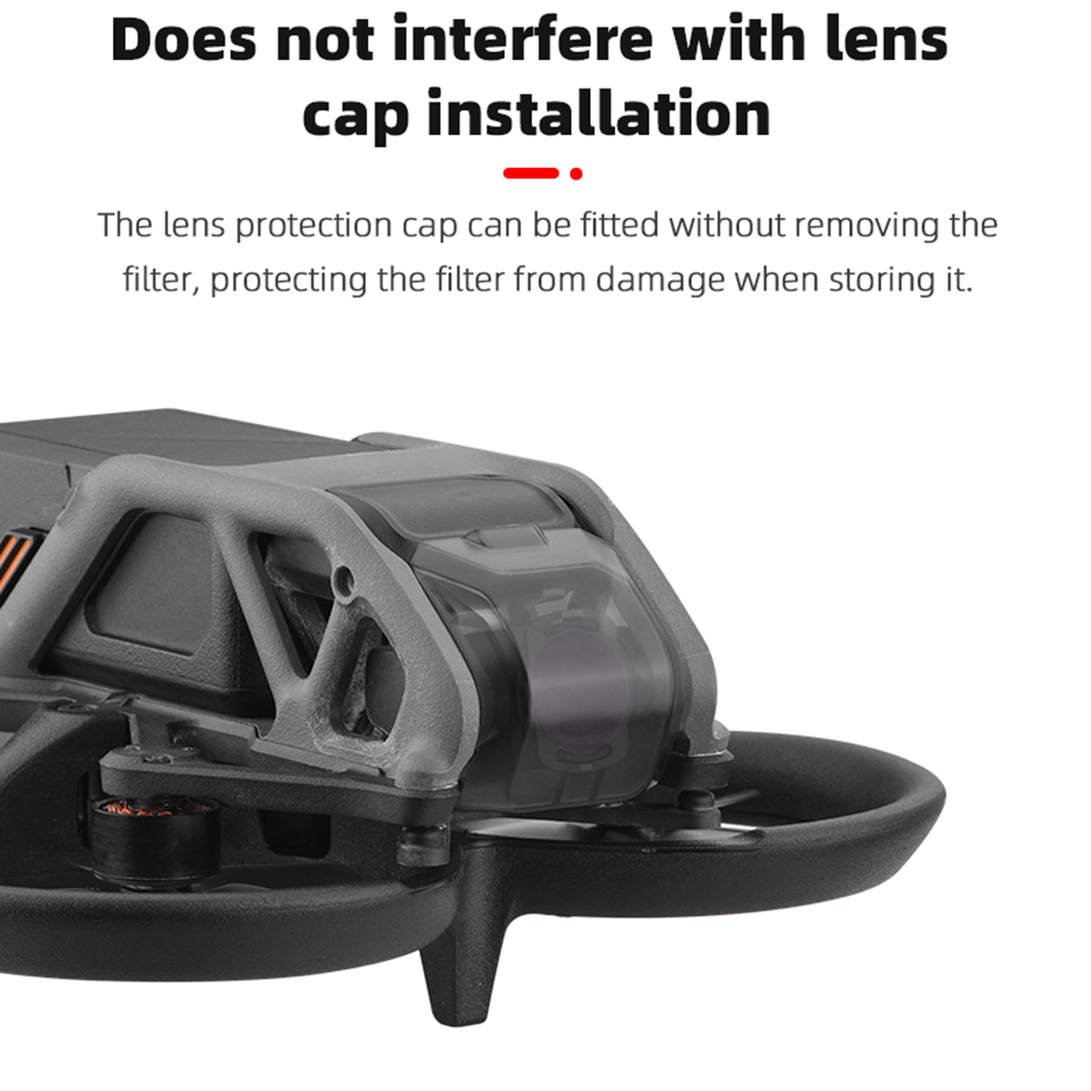 thumbnail image 1 of Drone Filter Kit Lente impermeable para DJI O3 Air Unit (ND8+ND16+ND32+ND64), 1 of 9