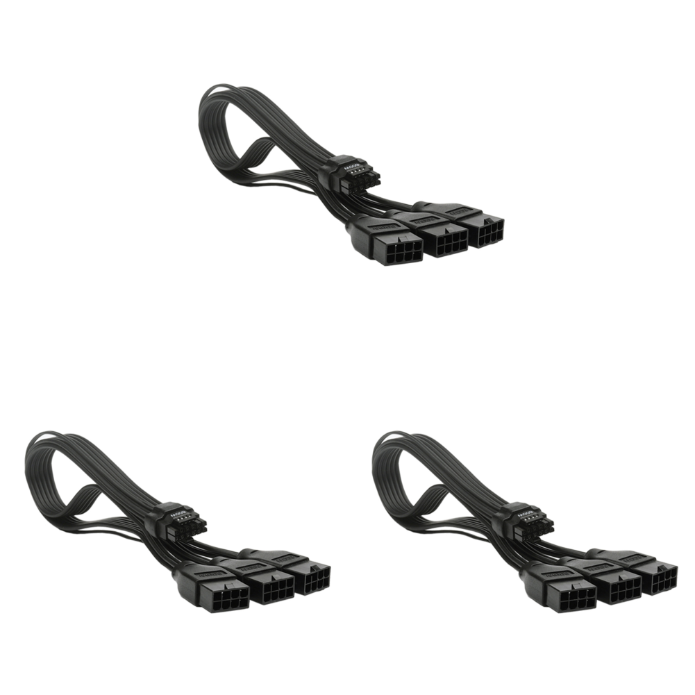 thumbnail image 3 of Cable de extensión Ehuebsd PCI-e 5 0 de 3 uds 30cm para GPU RTX 3090Ti 4070Ti 4080 4090 negro, 3 of 9