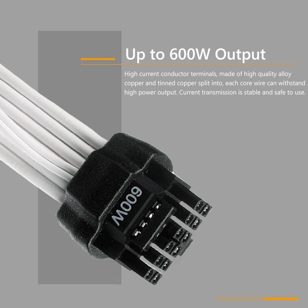 Cables de Extensión PCI-e 5 0 Ehuebsd de 30 cm para GPU RTX 3090Ti 4070Ti 4080 4090 Blanco