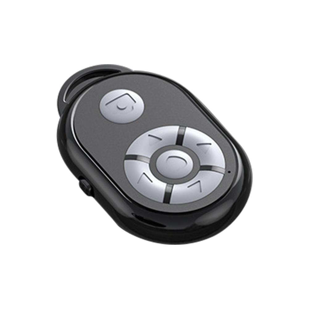 thumbnail image 4 of Controlador de selfies con obturador de cámara giratoria de página de teléfono compatible con Bluetooth (negro), 4 of 9
