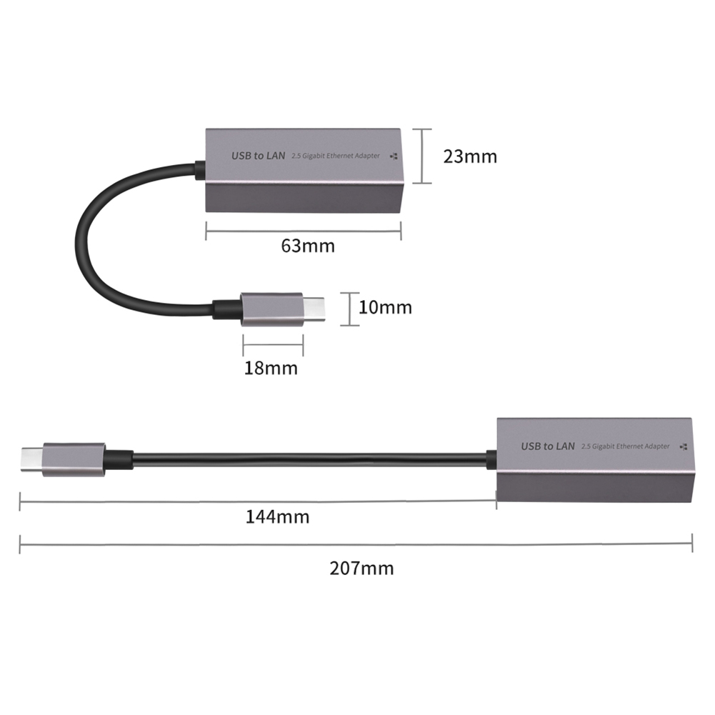 thumbnail image 2 of Adaptador de red USB Convertidor de adaptador de red de tarjeta de red con cable Plug and Play, 2 of 9