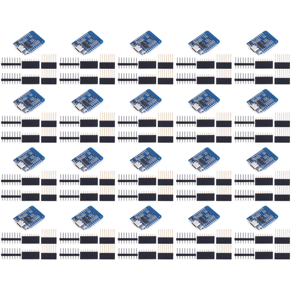 thumbnail image 3 of Placa de expansión de desarrollo Ehuebsd 20 piezas D1 Mini Nodemcu Lua para Arduino tipo C, 3 of 9