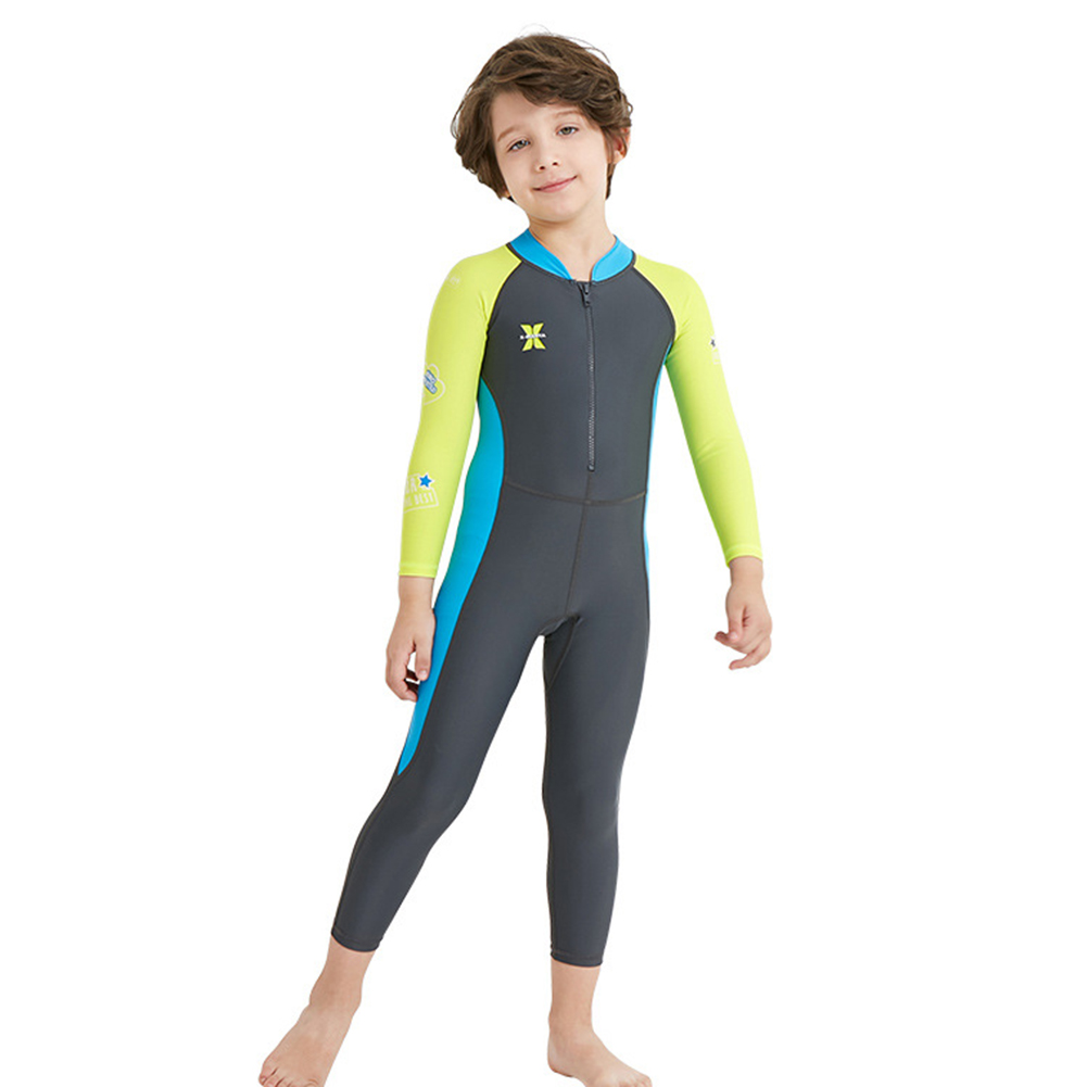 Trajes de neopreno para niños con cremallera Ropa de piel de buceo de una pieza Accesorios para exteriores
