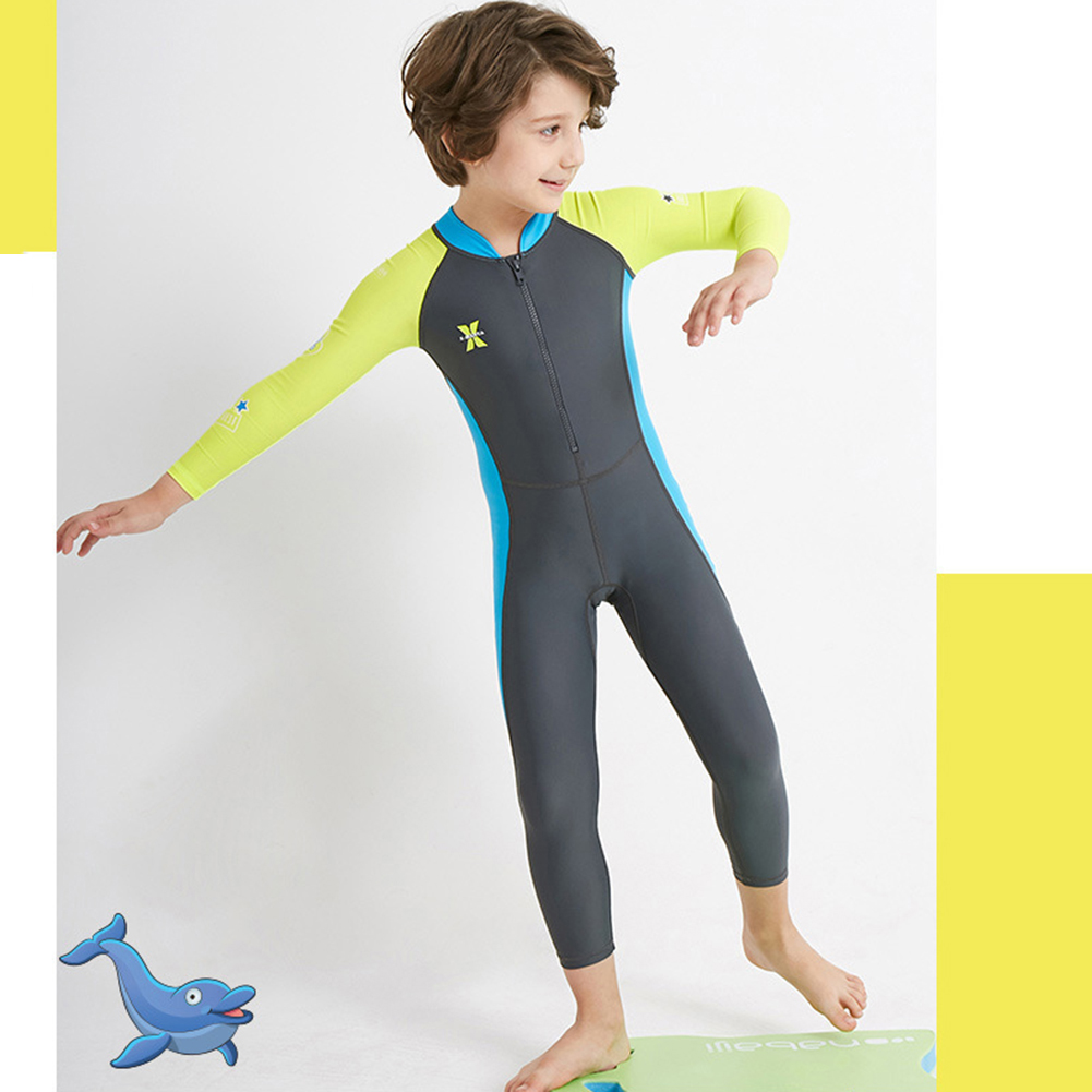 thumbnail image 3 of Trajes de neopreno para niños con cremallera Ropa de piel de buceo de una pieza Accesorios para exteriores, 3 of 9