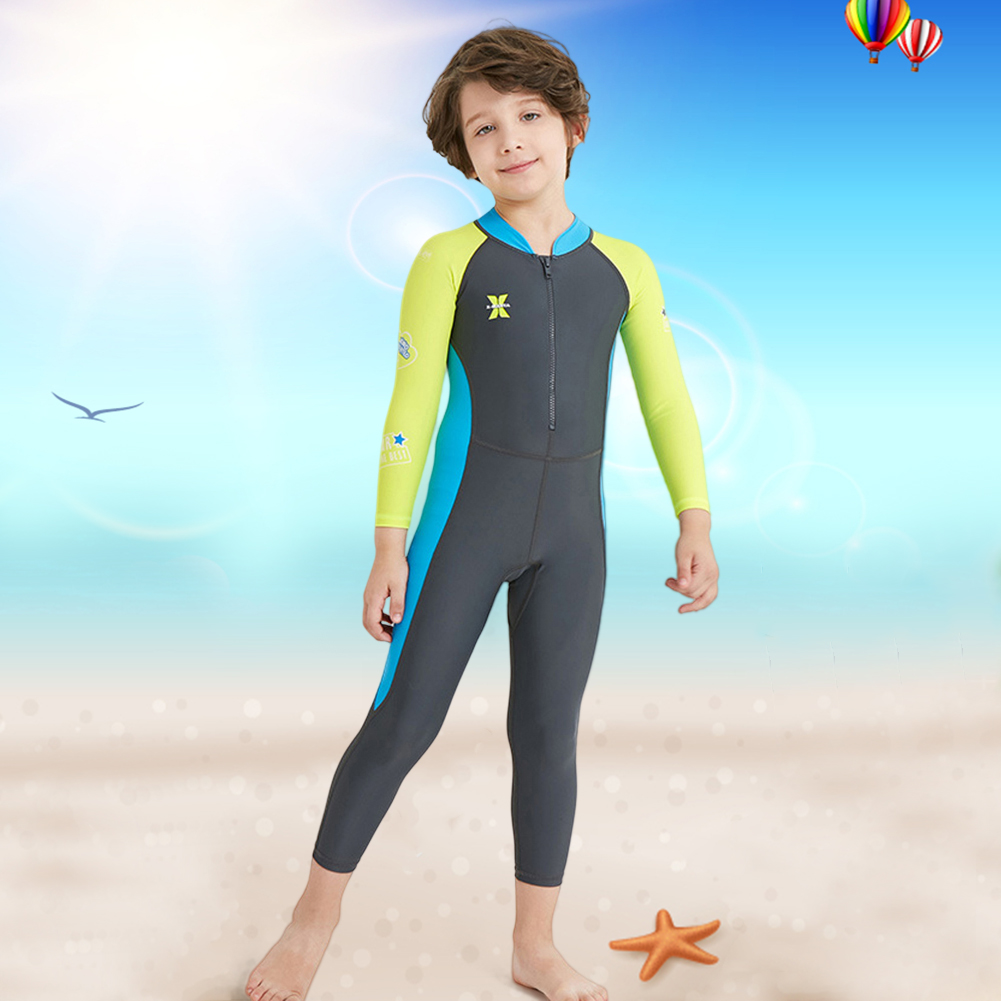 thumbnail image 4 of Trajes de neopreno para niños con cremallera Ropa de piel de buceo de una pieza Accesorios para exteriores, 4 of 9
