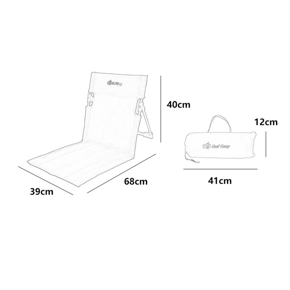 thumbnail image 2 of Silla de camping plegable Equipo de camping resistente al desgaste de tela Oxford 600D individual, 2 of 7