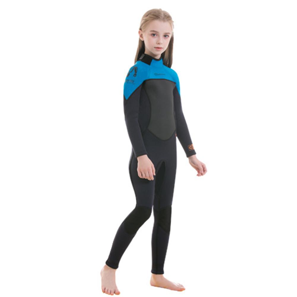 thumbnail image 3 of Traje de baño de surf para niños de manga larga de una pieza con accesorios para exteriores con cremallera, 3 of 8