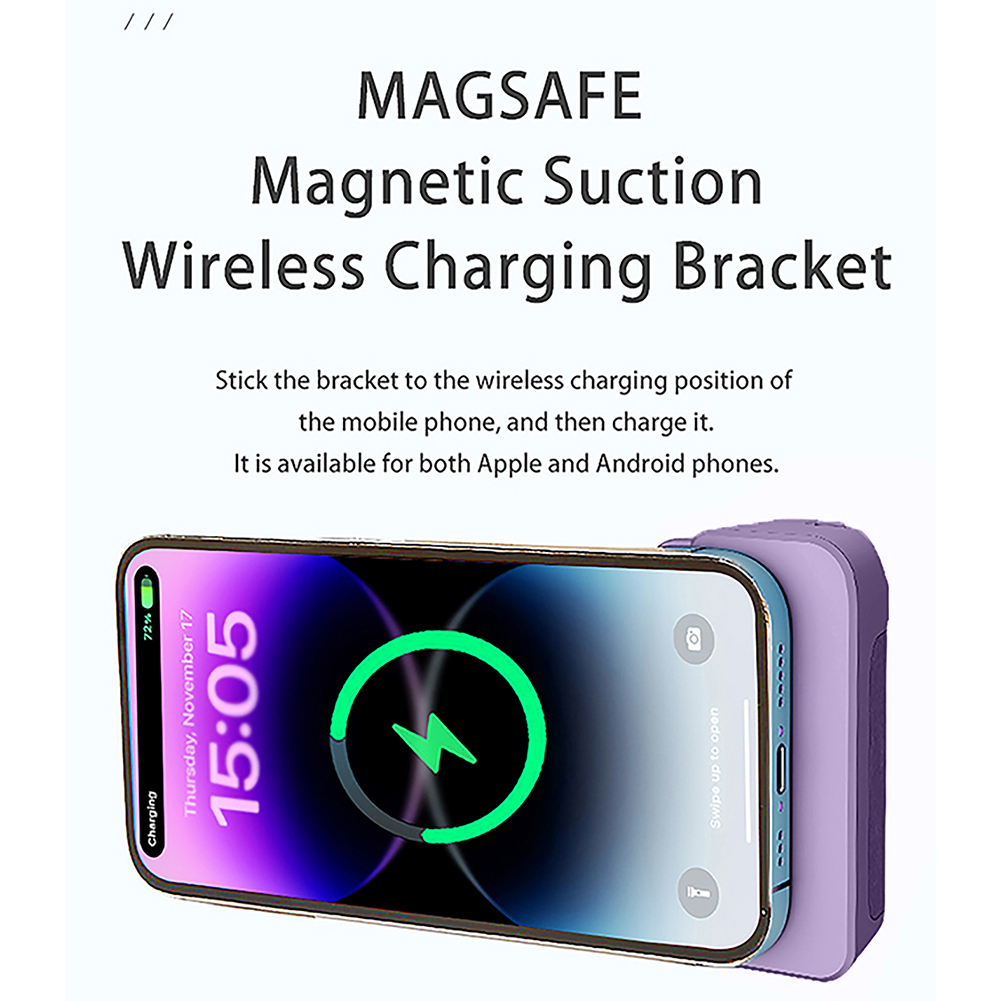 thumbnail image 4 of Teléfono magnético Hand Grip Selfie Tools Power Bank 3-en-1 para Huawei iPhone 14 Pro, 4 of 6