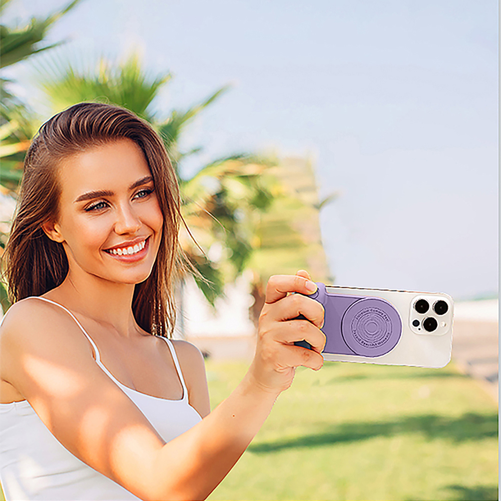 Teléfono magnético Hand Grip Selfie Tools Power Bank 3-en-1 para Huawei iPhone 14 Pro