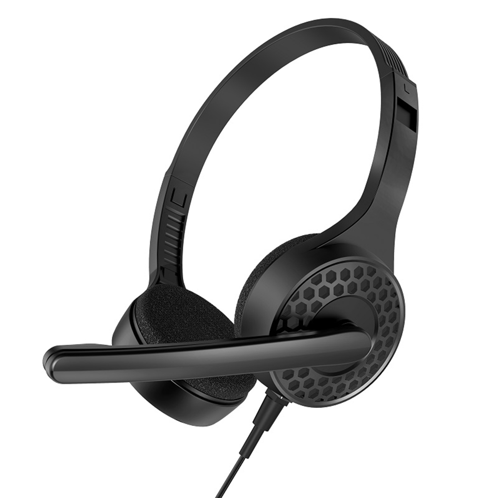 thumbnail image 3 of Auriculares con cable de 3,5 mm para gamers Auriculares con reducción de ruido Auriculares para tabletas Computadoras portátiles, 3 of 8