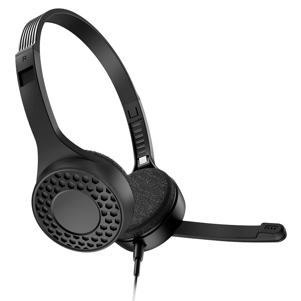thumbnail image 2 of Auriculares con cable de 3,5 mm para gamers Auriculares con reducción de ruido Auriculares para tabletas Computadoras portátiles, 2 of 8