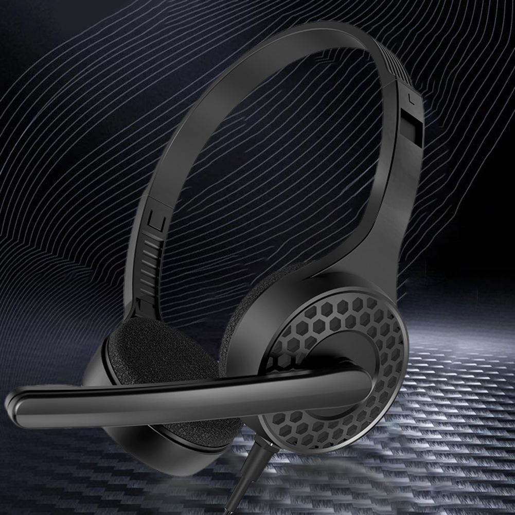 thumbnail image 5 of Auriculares con cable de 3,5 mm para gamers Auriculares con reducción de ruido Auriculares para tabletas Computadoras portátiles, 5 of 8