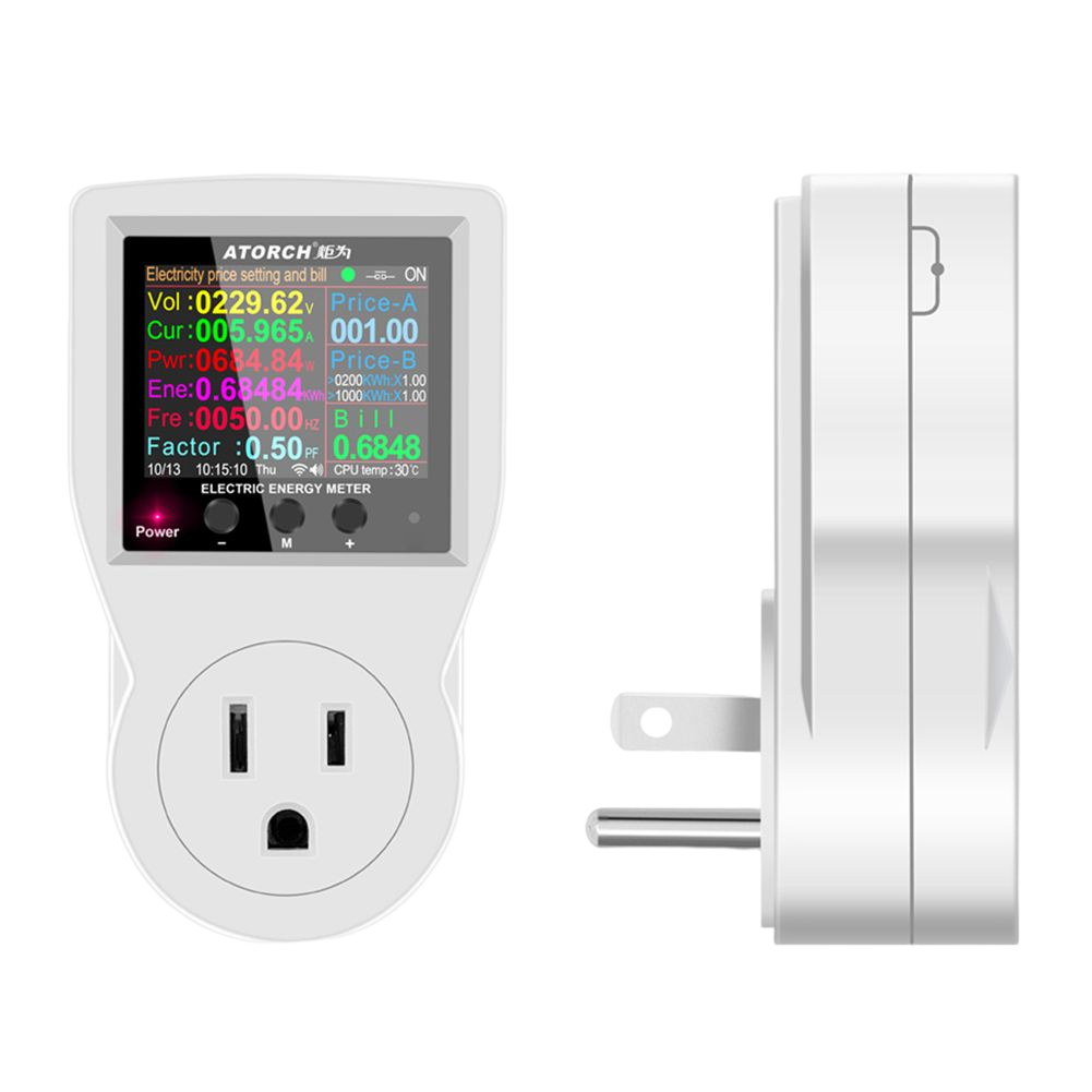 thumbnail image 3 of WIFI Smart Socket 220V AC Power Meter funciona con Alexa Google Home Power Monitor, 3 of 9