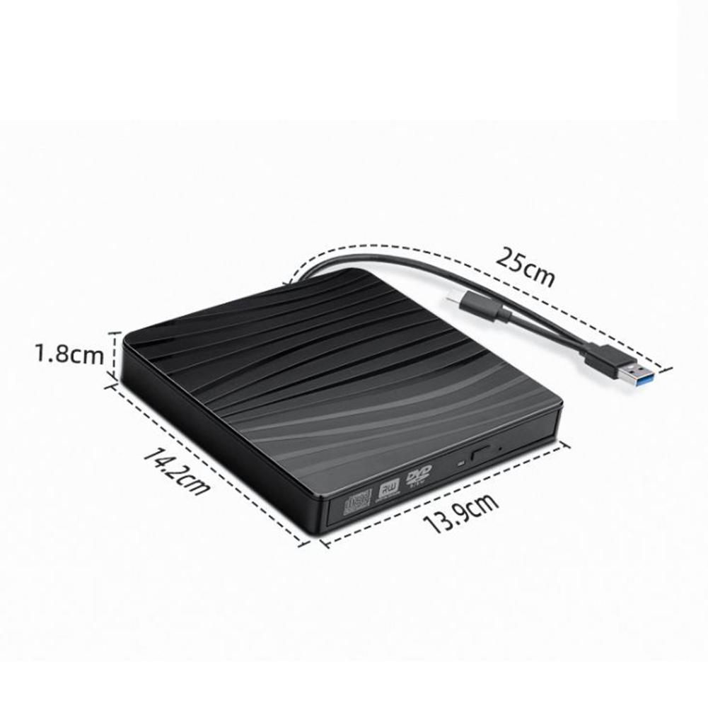 thumbnail image 2 of 2PCS USB 3 0 Type-C DVD Caja de unidades ópticas externas para computadora portátil y portátil, 2 of 8