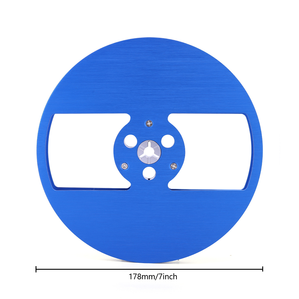 thumbnail image 2 of Carrete de cinta vacío 1 7 pulgadas 3 agujeros/4 para Studer ReVox/TEAC/BASF (3 agujeros) azul, 2 of 9