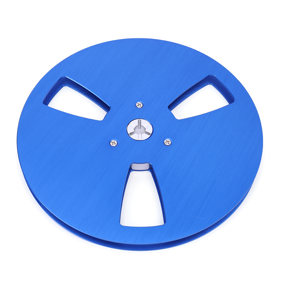 thumbnail image 1 of Carrete de cinta vacío 1 7 pulgadas 3 agujeros/4 para Studer ReVox/TEAC/BASF (3 agujeros) azul, 1 of 9
