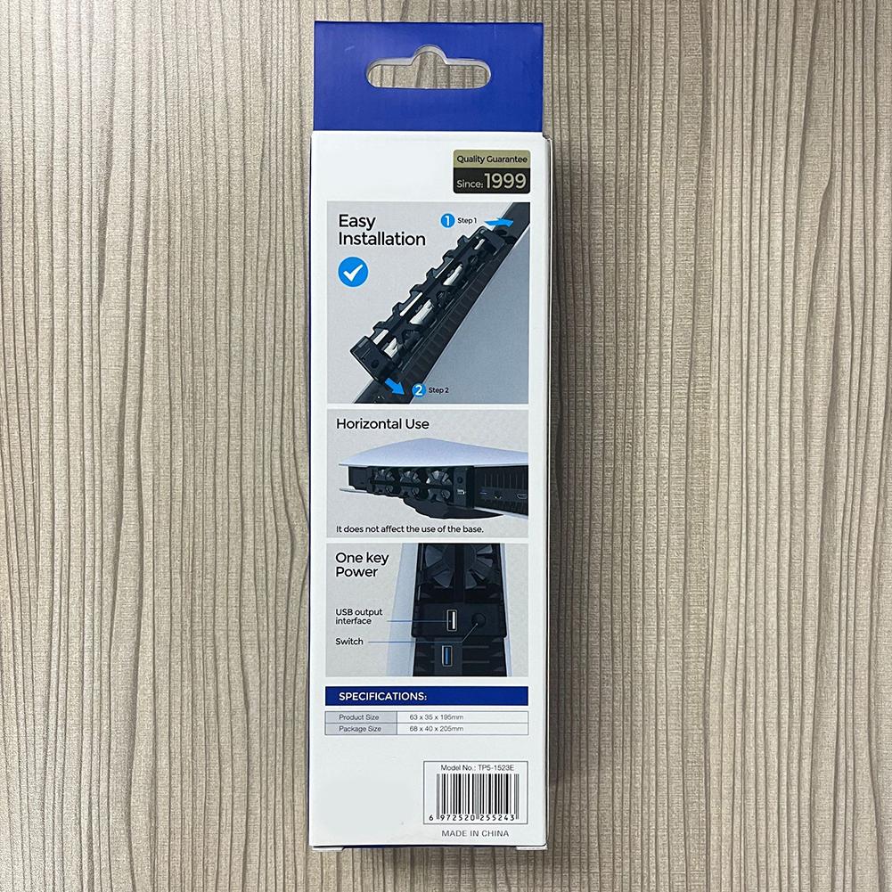 Enfriador de aire para consola, ventilador externo, accesorios de actualización para juegos (negro), 2 uds.