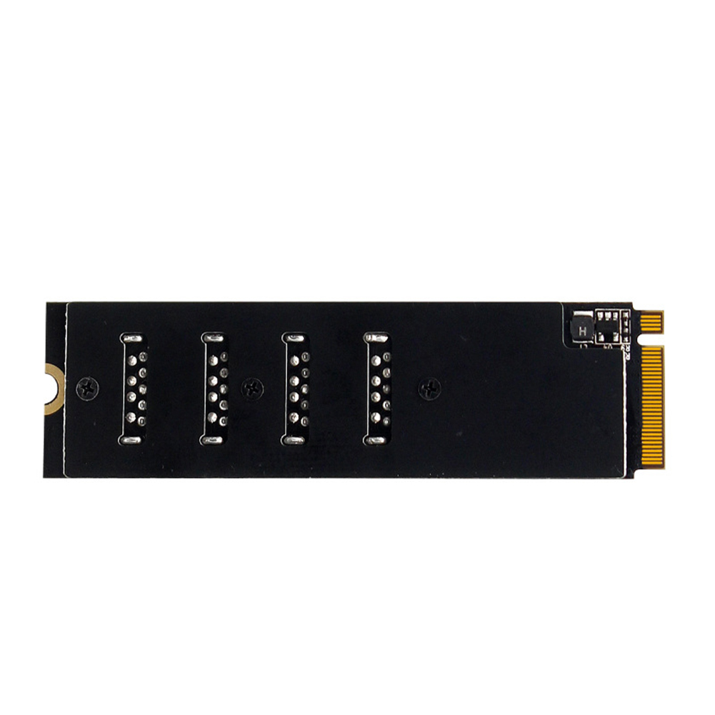 thumbnail image 5 of Expansión de tarjeta M.2 Mkey a 4 PCI-E Riser USB3.0 de alta velocidad para computadoras de escritorio, 5 of 9