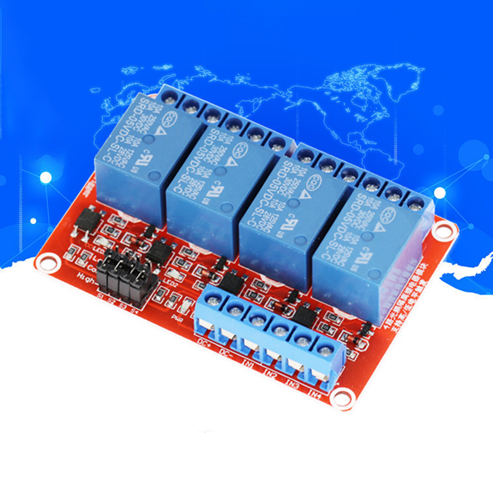 thumbnail image 5 of Interruptor de relé de 1 módulo 4 canales 12V Ehuebsd, 5 of 8