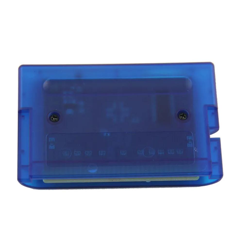 thumbnail image 1 of Piezas del adaptador de tarjeta de memoria para juegos de cartucho MD para máquina de juegos Sega (azul), 1 of 6