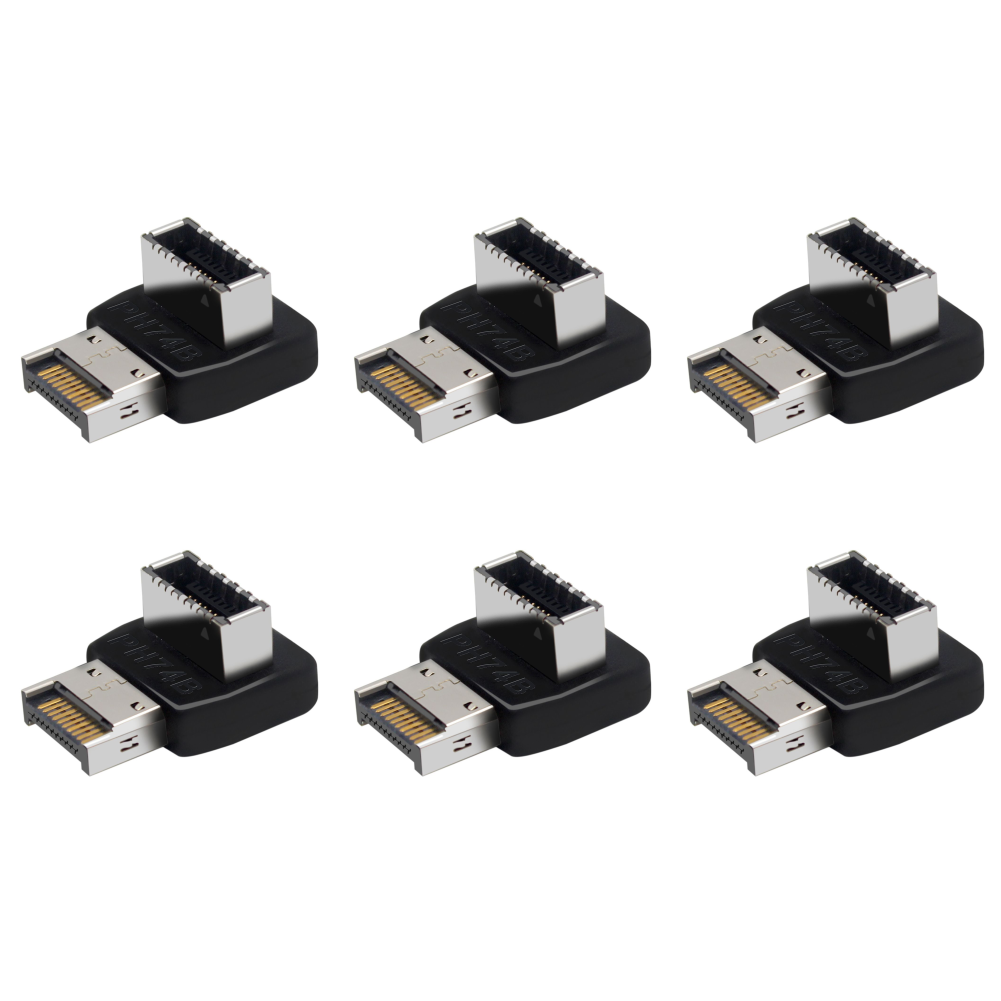 thumbnail image 3 of Adaptador de cabezal interno tipo C frontal Convertidor USB 3.1 tipo E de 90 grados (B), 3 of 7