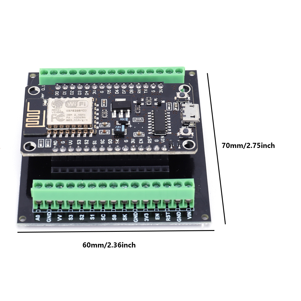 thumbnail image 2 of Módulo de Desarrollo ESP8266 MICRO USB GPIO 1 en 2 Placa de Desarrollo ESP-12E Ehuebsd, 2 of 9