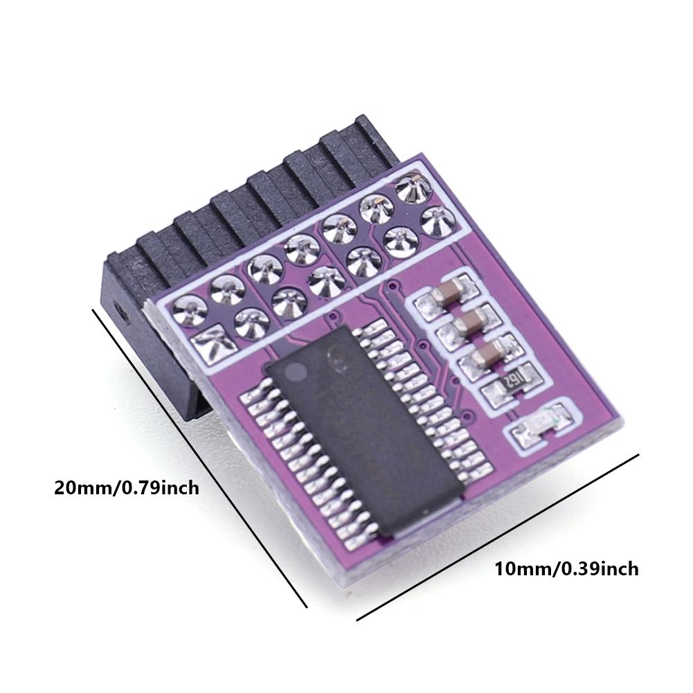 thumbnail image 2 of Tarjeta remota de cifrado de 14 pines interfaz LPC GC-TPM2.0 Mini para prueba de actualización WIN11, 2 of 9