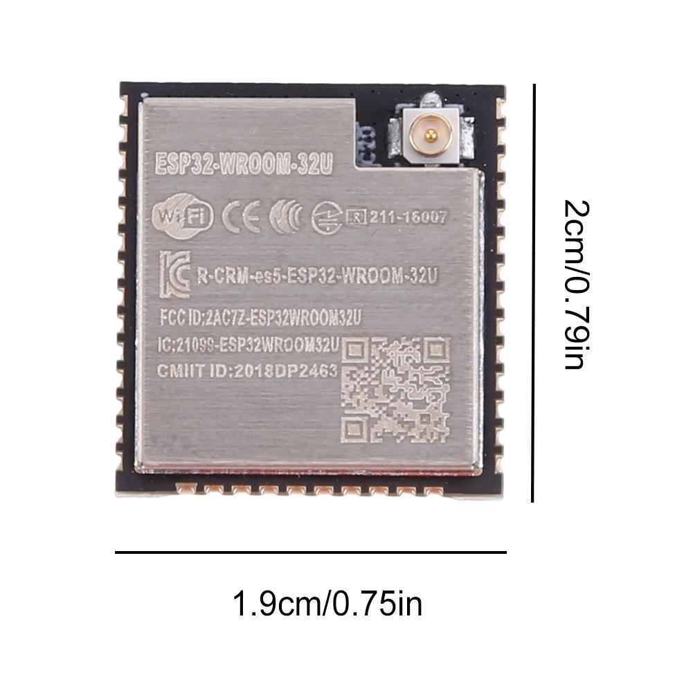 thumbnail image 2 of Módulo ESP-WROOM-32 Módulo MCU inalámbrico WiFi-BT-BLE de electrónica inteligente (ESP32U), 2 of 9