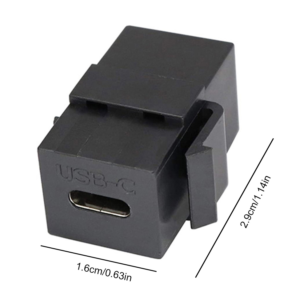 thumbnail image 2 of Enchufe USB 3.1 tipo C Puerto de cable Plug and Play para panel de salida de placa de pared, 2 of 9