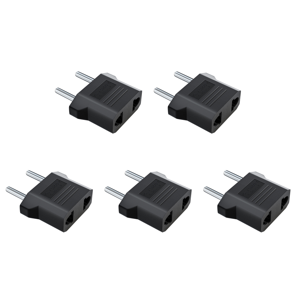thumbnail image 3 of Convertidor de adaptador de enchufe de EE. UU. A UE retardante de llama ABS protección múltiple para el hogar, 3 of 6