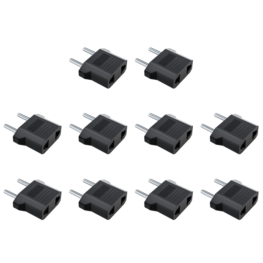 thumbnail image 3 of Convertidor de adaptador de enchufe de EE. UU. A UE retardante de llama ABS protección múltiple para el hogar, 3 of 6