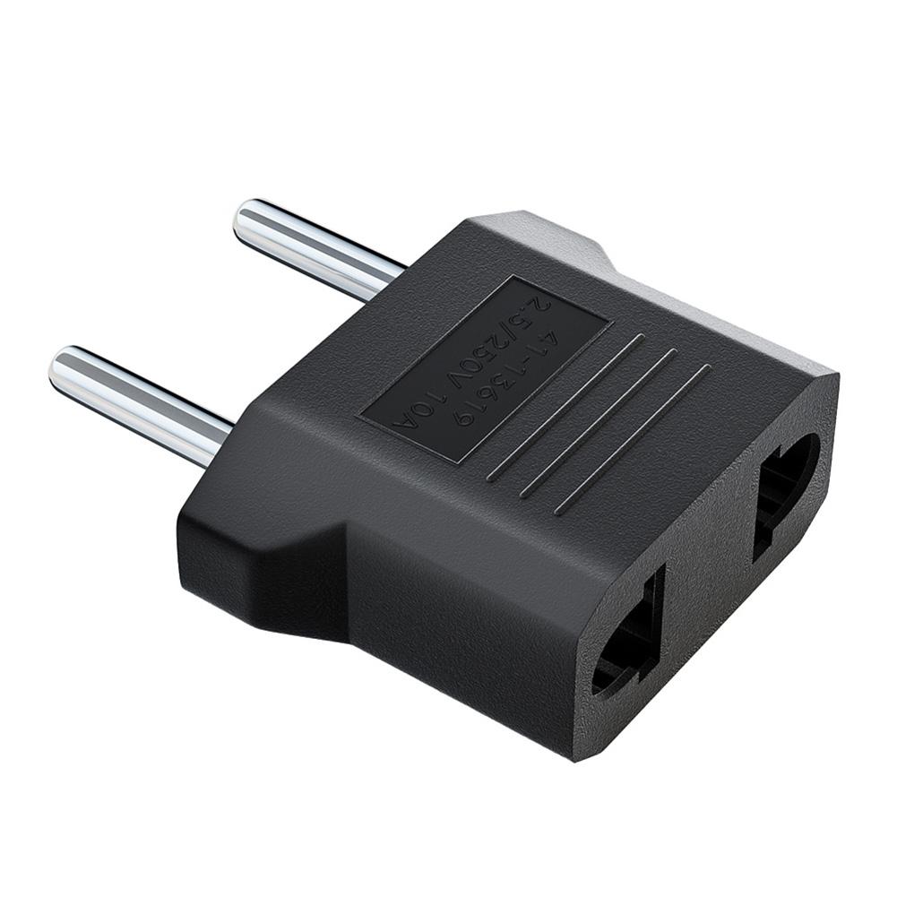 thumbnail image 2 of Convertidor de adaptador de enchufe de EE. UU. A UE retardante de llama ABS protección múltiple para el hogar, 2 of 6