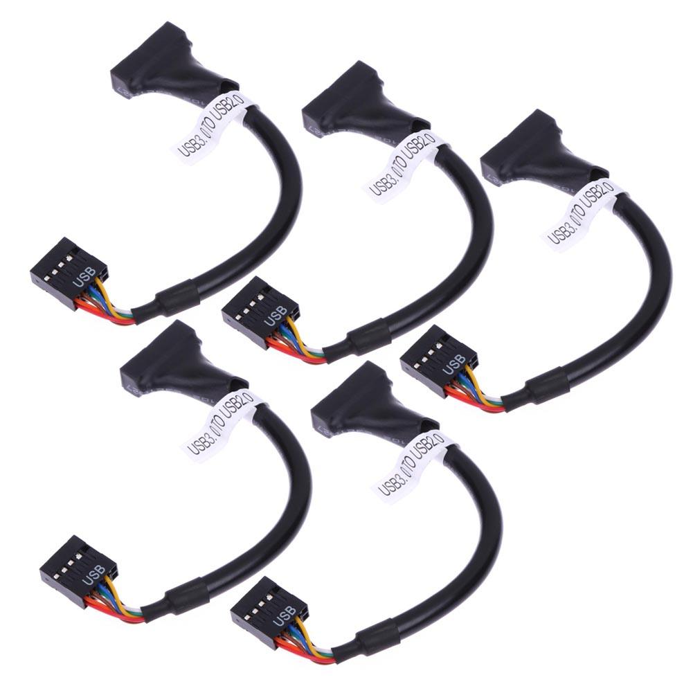 thumbnail image 1 of Cable USB 3.0 de 20 pines a 2.0 9 placa base, 1 of 9