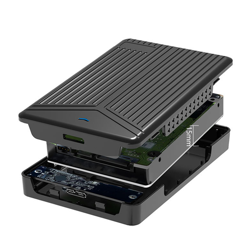thumbnail image 5 of Caja SATA SSD de 2,5 pulgadas Interfaz USB 3.0 3.1 de 5 Gbps para Windows/Mac OS/Linux, 5 of 9