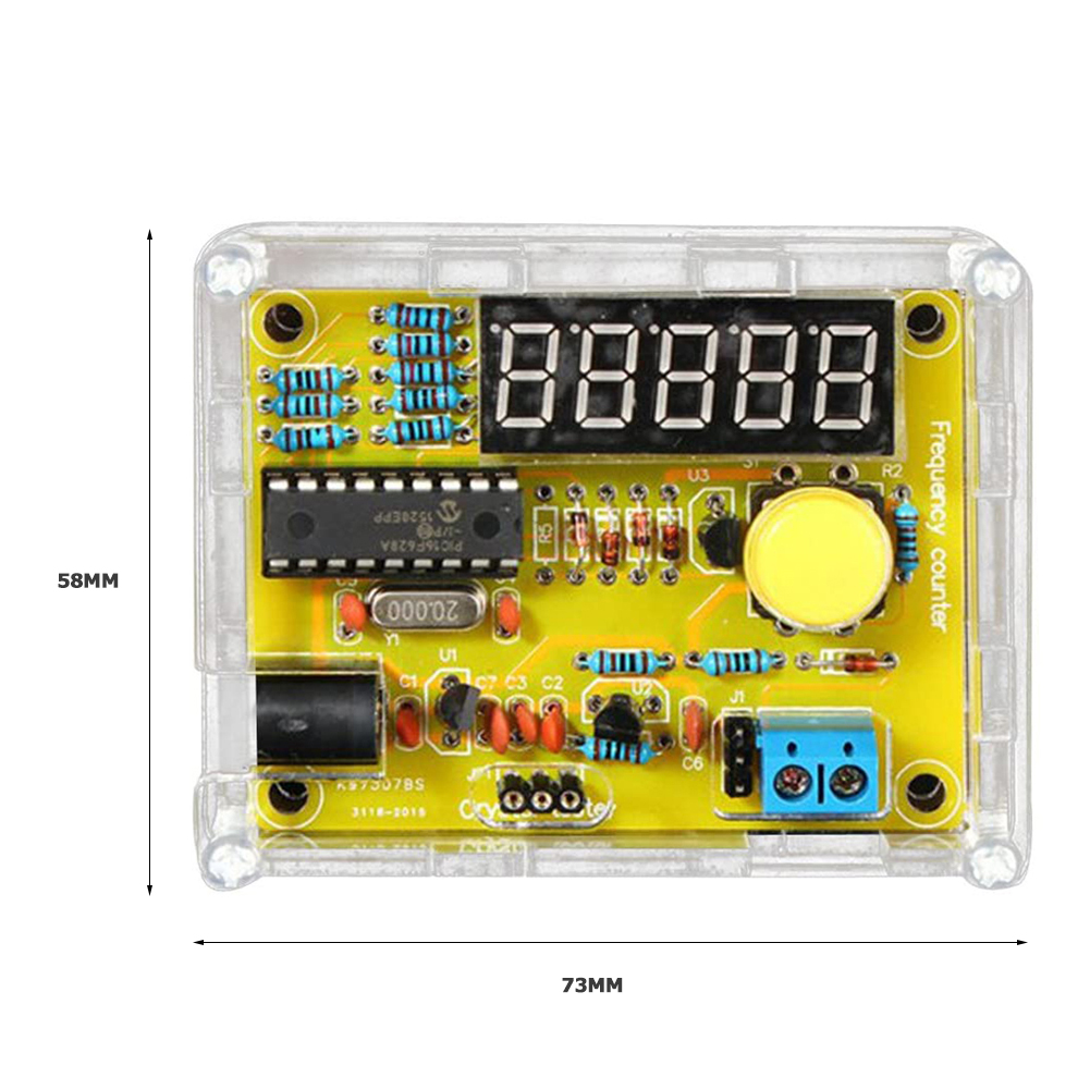 thumbnail image 2 of Frecuencia DIY 1Hz-50MHz Crystal Oscillator Counter Tester 5 dígitos Display Kits, 2 of 9