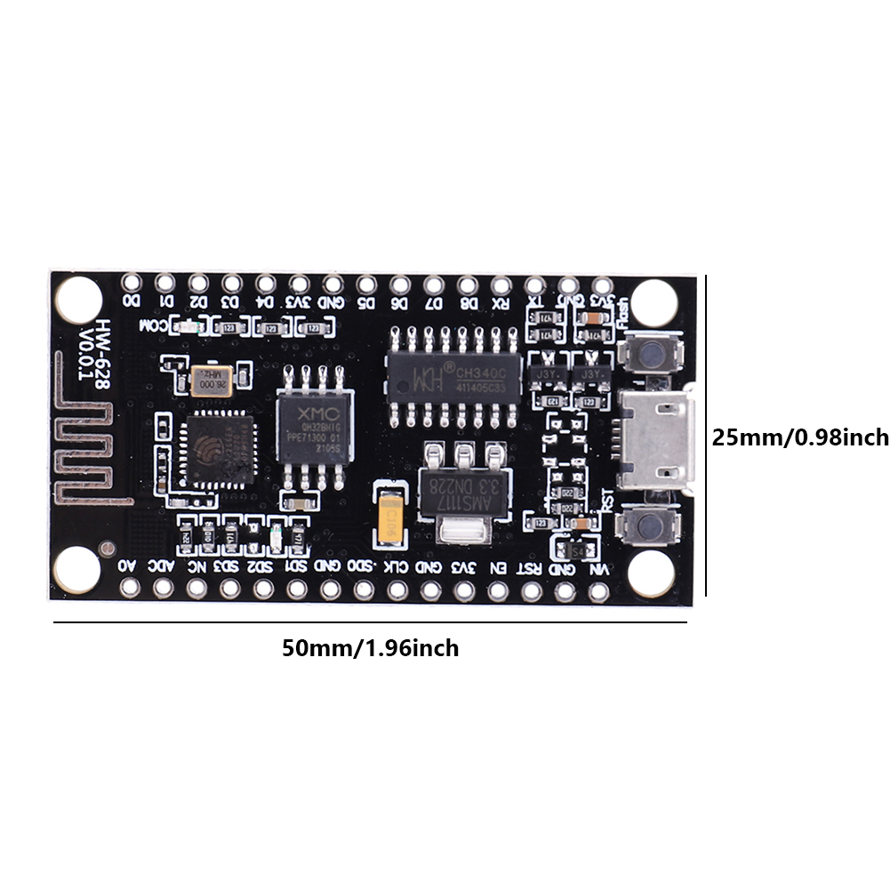 thumbnail image 2 of Placa de módulo ESP8266 32MB/8MB CH340/CP2102 para Arduino Hardware IO, 2 of 9