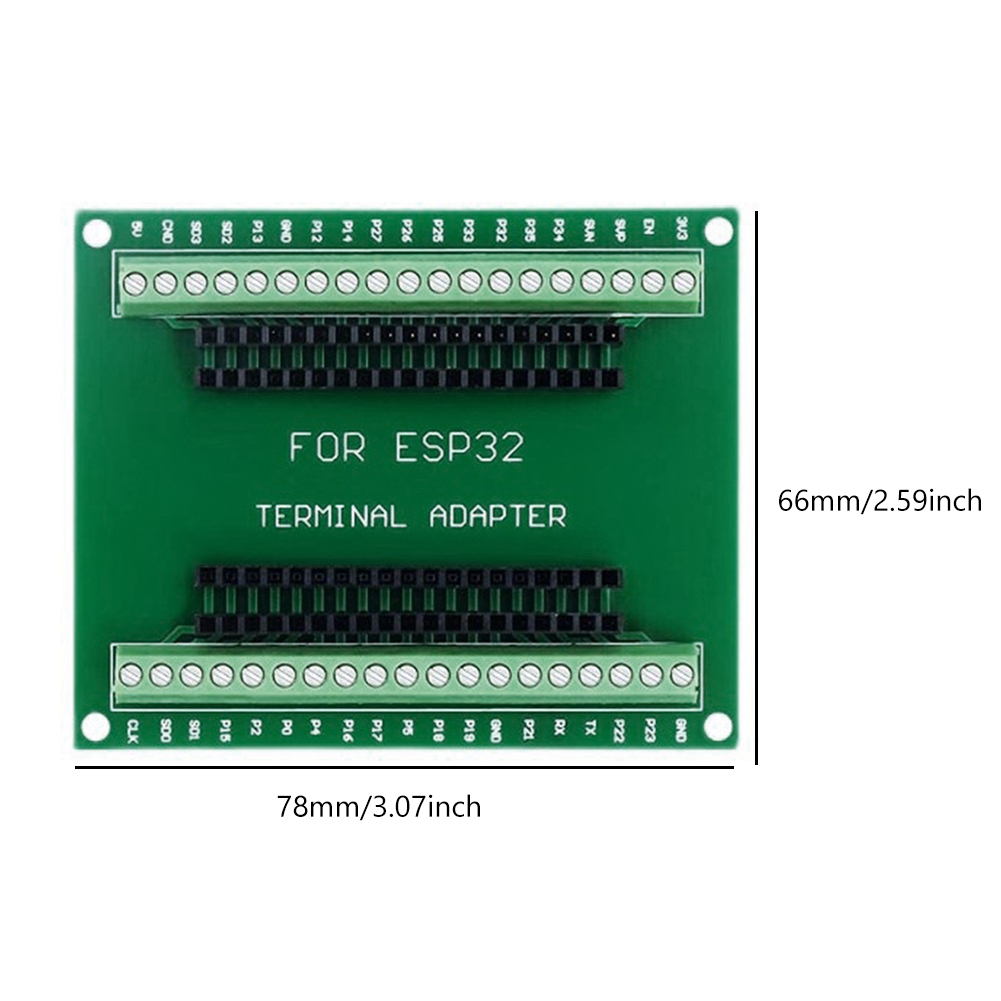thumbnail image 2 of Placa de expansión 1 módulo ESP32 ESP-WROOM-32 GPIO en 2 38PIN versión estrecha, 2 of 9